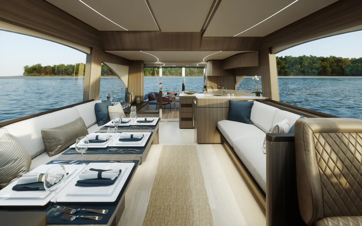 Intermarine 580HDF — Salão