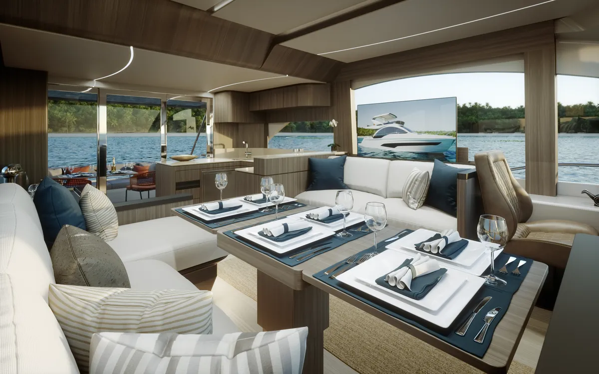 Intermarine 580HDF — Salão