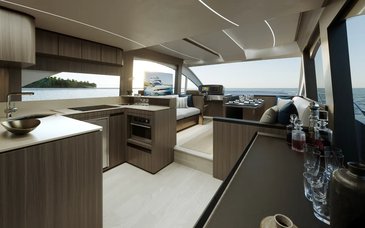 Intermarine 580HDF — Salão