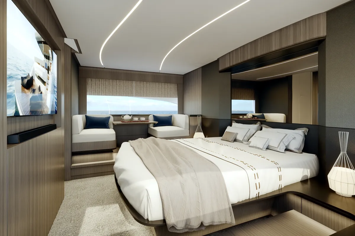 Intermarine 580HDF — Suítes